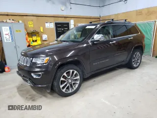 2017 Jeep Grand Cherokee Overland with VIN 1C4RJFCT2HC880920, listed as a Copart auction lot 86600834 with 147,326 mi miles and Clean Title. Bid and sale history available at carsss.com. Image 1.