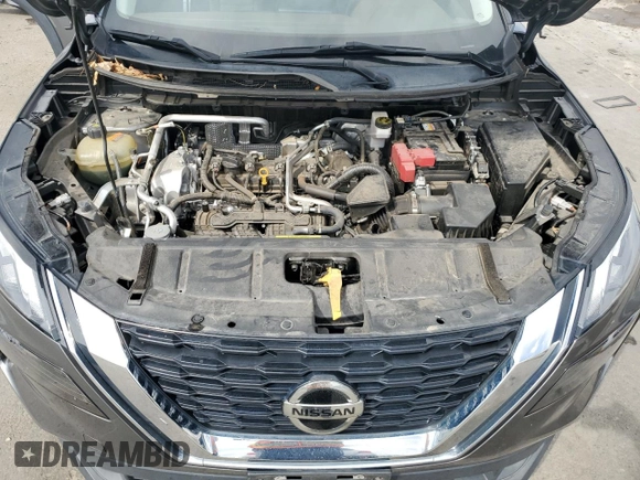 2021 Nissan Rogue S with VIN JN8AT3AB1MW222759, listed as a Copart auction lot 61194215 with 57,950 mi miles and Salvage title. Bid and sale history available at DreamBid. Image 12.