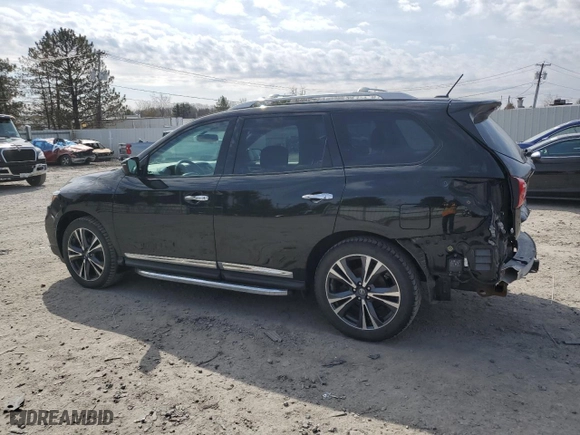 2018 Nissan Pathfinder SV with VIN 5N1DR2MMXJC671509, listed as a Copart auction lot 48700905 with 82,372 mi miles and Salvage Title. Bid and sale history available at carsss.com. Image 2.