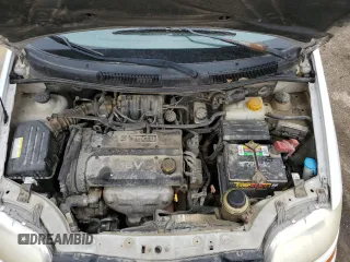 2007 Chevrolet Aveo LS with VIN KL1TD66657B722344, listed as a Copart auction lot 52046095 with 165,798 mi miles and Salvage title. Bid and sale history available at DreamBid. Image 11.