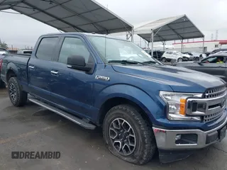 2018 Ford F-150 XL with VIN 1FTEW1CG6JKC41747, listed as a IAAI auction lot 41563018 with 126,661 mi miles. Bid and sale history available at carsss.com. Image 1.
