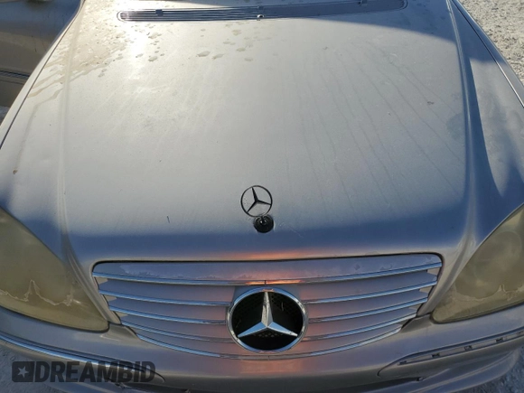 2004 Mercedes-Benz S-Class with VIN WDBNG75J24A416688, listed as a Copart auction lot 75614554 with 0 mi miles and Salvage Title. Bid and sale history available at carsss.com. Image 11.