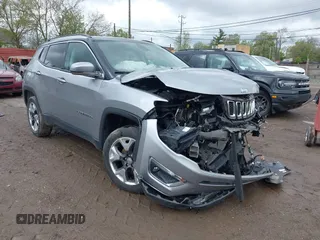 2020 Jeep Compass Limited with VIN 3C4NJDCB7LT233985, listed as a IAAI auction lot 42155583 with 28,929 mi miles and . Bid and sale history available at DreamBid. Image 1.