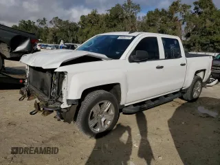 2018 Chevrolet Silverado 1500 Custom with VIN 3GCPCPECXJG415597, listed as a Copart auction lot 86699774 with 122,216 mi miles and Salvage Title. Bid and sale history available at DreamBid. Image 1.