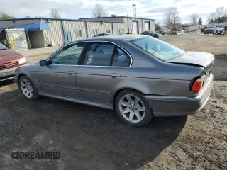 2002 BMW 5 Series 525iA with VIN WBADT43412GZ96236, listed as a Copart auction lot 42825325 with 254,554 mi miles and Salvage Title. Bid and sale history available at carsss.com. Image 2.