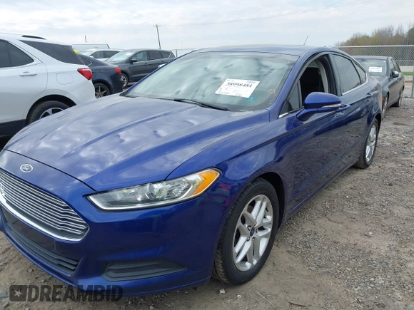2015 Ford Fusion SE with VIN 3FA6P0H78FR129464, listed as a IAAI auction lot 38998481 with 162,305 mi miles. Bid and sale history available at carsss.com. Image 2.