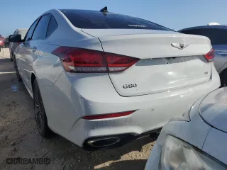 2020 Genesis G80 3.8L with VIN KMTFN4JE4LU328761, listed as a Copart auction lot 74386554 with 24,082 mi miles and Non Repairable. Bid and sale history available at carsss.com. Image 6.