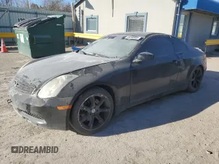 2006 Infiniti G35 Coupe with VIN JNKCV54E66M714376, listed as a Copart auction lot 49266905 with 0 mi miles and Salvage Title. Bid and sale history available at carsss.com. Image 1.