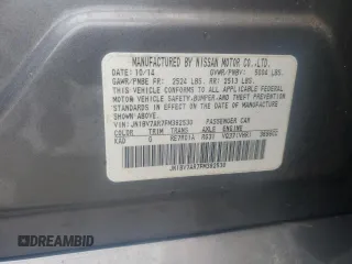 2015 Infiniti Q50 Sport with VIN JN1BV7AR7FM392530, listed as a Copart auction lot 51809235 with 85,141 mi miles and Salvage title. Bid and sale history available at DreamBid. Image 13.