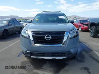 2023 Nissan Pathfinder Platinum with VIN 5N1DR3DH9PC248888, listed as a IAAI auction lot 41974684 with 52,609 mi miles and . Bid and sale history available at DreamBid. Image 13.