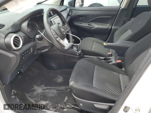2022 Nissan Versa S with VIN 3N1CN8DVXNL832476, listed as a Copart auction lot 51307035 with 46,935 mi miles and Salvage title. Bid and sale history available at DreamBid. Image 7.