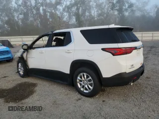 2022 Chevrolet Traverse LS with VIN 1GNERLKW8NJ107918, listed as a Copart auction lot 44746105 with Not Provided miles and Non Repairable. Bid and sale history available at carsss.com. Image 2.