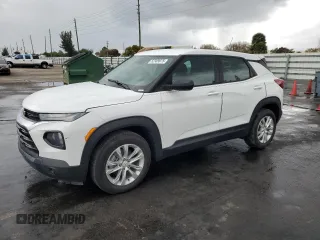 2022 Chevrolet TrailBlazer LS with VIN KL79MMS2XNB141779, listed as a Copart auction lot 52309975 with 0 mi miles and Salvage Title. Bid and sale history available at carsss.com. Image 1.