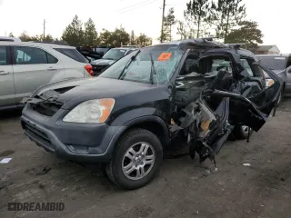 2003 Honda CR-V EX with VIN JHLRD77813C047446, listed as a Copart auction lot 81651614 with 0 mi miles and Salvage Title. Bid and sale history available at carsss.com. Image 1.