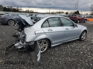 2014 Mercedes-Benz C-Class C 250 Sport with VIN WDDGF4HBXEA901622, listed as a Copart auction lot 47634425 with 173,739 mi miles and Salvage Title. Bid and sale history available at carsss.com. Image 3.
