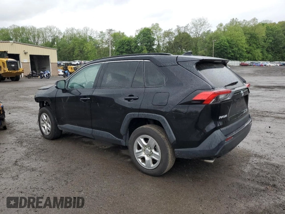 2021 Toyota RAV4 LE with VIN 2T3G1RFV4MC255952, listed as a Copart auction lot 56595465 with 64,410 mi miles and Salvage title. Bid and sale history available at DreamBid. Image 2.