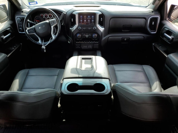 2021 Chevrolet Silverado 1500 LT Trail Boss with VIN 3GCPYFEL6MG114129, listed as a Copart auction lot 55055105 with 77,564 mi miles and Salvage Title. Bid and sale history available at DreamBid. Image 8.