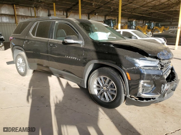 2022 Chevrolet Traverse LT Cloth with VIN 1GNEVGKW1NJ114471, listed as a Copart auction lot 79735184 with 77,772 mi miles and Salvage Title. Bid and sale history available at carsss.com. Image 4.