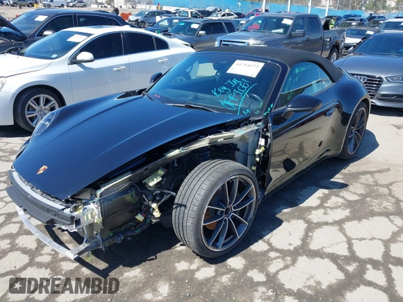 2022 Porsche 911 Carrera with VIN WP0CA2A95NS237100, listed as a IAAI auction lot 41754273 with 11,791 mi miles. Bid and sale history available at carsss.com. Image 20.