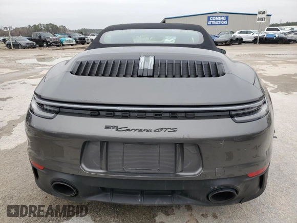 2023 Porsche 911 Carrera S with VIN WP0CB2A97PS247692, listed as a Copart auction lot 80900314 with 2,127 mi miles and Non Repairable. Bid and sale history available at carsss.com. Image 6.