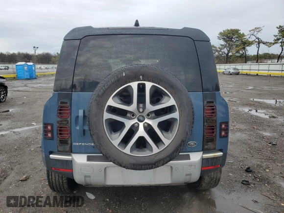 2020 Land Rover Defender S with VIN SALEJEEX2L2015140, listed as a Copart auction lot 51565305 with 66,370 mi miles and Salvage title. Bid and sale history available at DreamBid. Image 6.