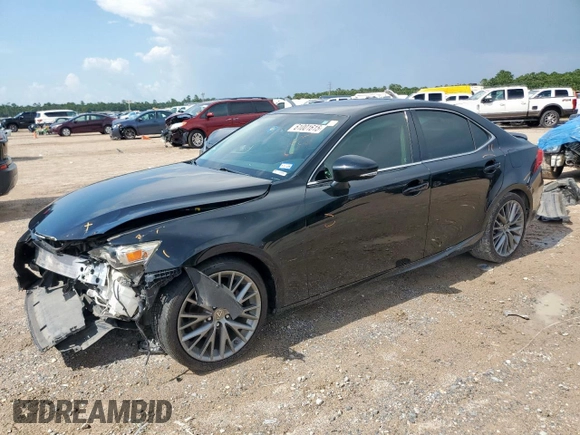 2014 Lexus IS 250 with VIN JTHBF1D29E5030695, listed as a Copart auction lot 61001615 with 98,269 mi miles and Salvage title. Bid and sale history available at DreamBid. Image 1.