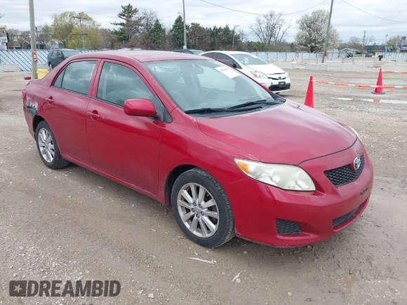 2009 Toyota Corolla with VIN JTDBL40E099028277, listed as a IAAI auction lot 42093963 with 151,846 mi miles. Bid and sale history available at carsss.com. Image 1.