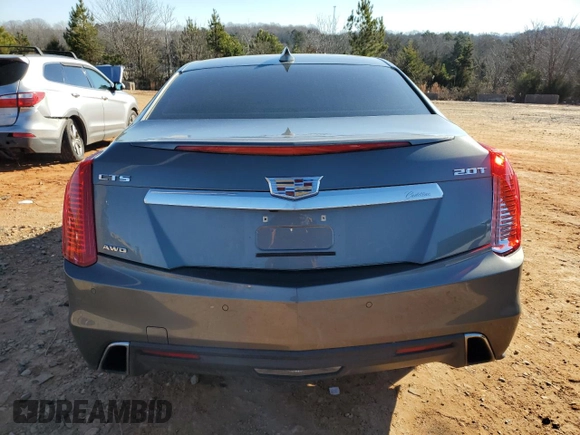 2017 Cadillac CTS Luxury AWD with VIN 1G6AX5SX9H0133510, listed as a Copart auction lot 87673055 with 106,797 mi miles and Salvage title. Bid and sale history available at DreamBid. Image 6.