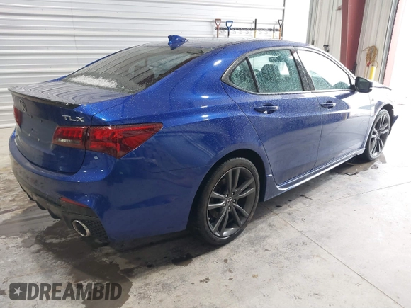2018 Acura TLX w/A-SPEC Pkg with VIN 19UUB2F68JA006094, listed as a IAAI auction lot 41680053 with 101,959 mi miles. Bid and sale history available at carsss.com. Image 4.