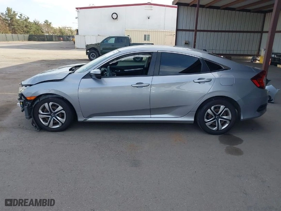 2017 Honda Civic Sedan LX with VIN 19XFC2F53HE008998, listed as a IAAI auction lot 41766055 with 105,740 mi miles. Bid and sale history available at carsss.com. Image 15.