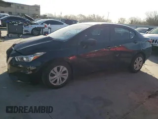 2021 Nissan Versa S with VIN 3N1CN8DV3ML907131, listed as a Copart auction lot 48687055 with 28,266 mi miles and Salvage Title. Bid and sale history available at carsss.com. Image 1.