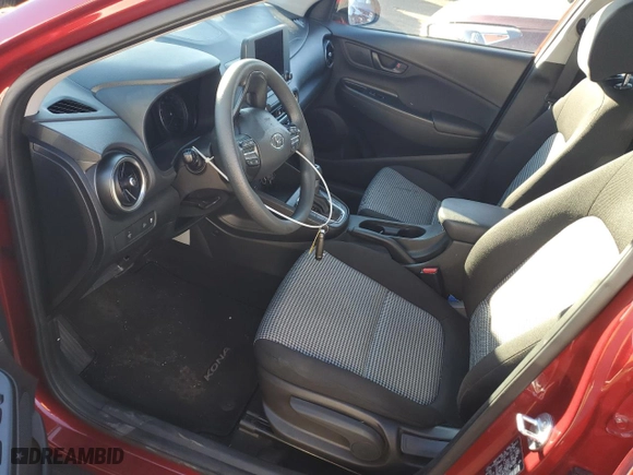 2023 Hyundai Kona SE with VIN KM8K22AB0PU038034, listed as a Copart auction lot 82336734 with 71,625 mi miles and Salvage Title. Bid and sale history available at carsss.com. Image 7.
