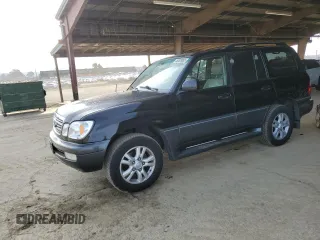 2004 Lexus LX 470 with VIN JTJHT00W643537018, listed as a Copart auction lot 48529885 with 264,475 mi miles and Clean Title. Bid and sale history available at DreamBid. Image 1.