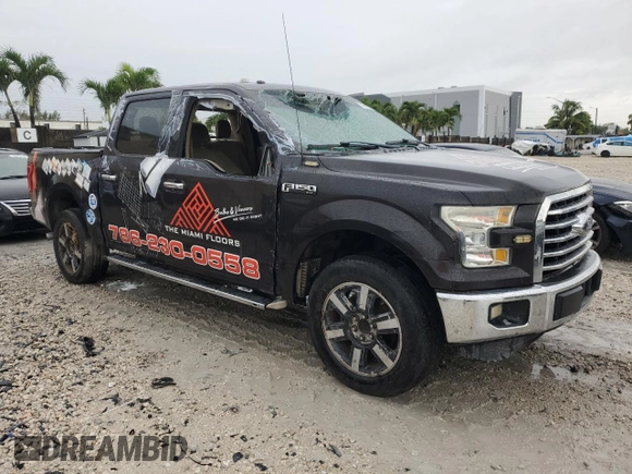 2015 Ford F-150 XL with VIN 1FTEW1CP8FKF13075, listed as a Copart auction lot 59530395 with 174,975 mi miles and Clean title. Bid and sale history available at DreamBid. Image 4.