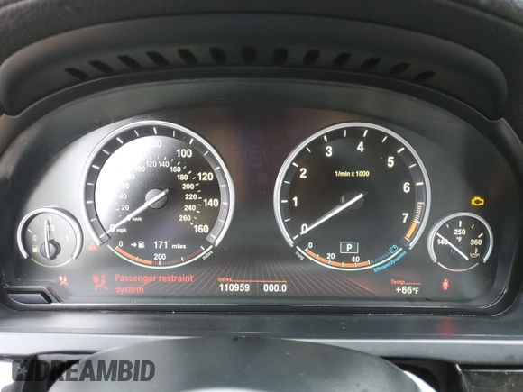 2012 BMW 7 Series 750Li xDrive z VIN WBAKC8C54CC434833, wystawiony jako Copart lot #69899284 z przebiegiem 110 959 mil mil oraz Szkoda całkowita • Salvage title. Historia ofert i sprzedaży dostępna na DreamBid. Obrazek 9.