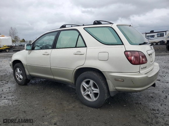 1999 Lexus RX 300 Luxury SUV with VIN JT6HF10U5X0006467, listed as a Copart auction lot 49979895 with 263,450 mi miles and Salvage Title. Bid and sale history available at carsss.com. Image 2.