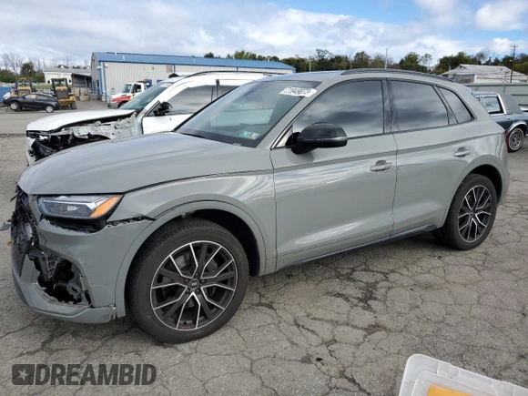 2021 Audi SQ5 Premium Plus with VIN WA1B4AFY8M2019089, listed as a Copart auction lot 71949073 with 23,869 mi miles and . Bid and sale history available at DreamBid. Image 1.