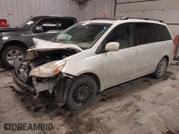 2005 Toyota Sienna XLE with VIN 5TDZA22C85S257080, listed as a IAAI auction lot 41609665 with 143,331 mi miles. Bid and sale history available at carsss.com. Image 2.
