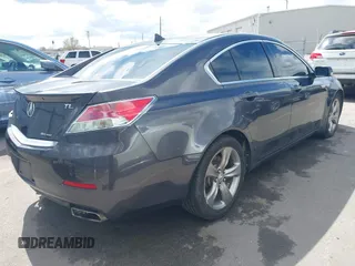2012 Acura TL Tech Auto with VIN 19UUA9F54CA801889, listed as a IAAI auction lot 41939315 with 186,961 mi miles. Bid and sale history available at carsss.com. Image 4.