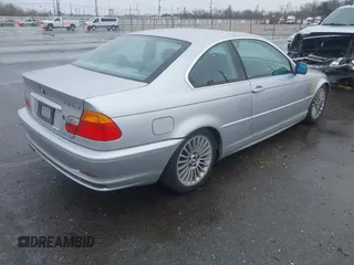 2001 BMW 3 Series 330Ci with VIN WBABN53461JU32400, listed as a IAAI auction lot 41655365 with 185,918 mi miles. Bid and sale history available at carsss.com. Image 4.