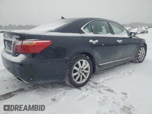 2012 Lexus LS 460 with VIN JTHCL5EF2C5012817, listed as a Copart auction lot 46099745 with 117,922 mi miles and Salvage title. Bid and sale history available at DreamBid. Image 3.