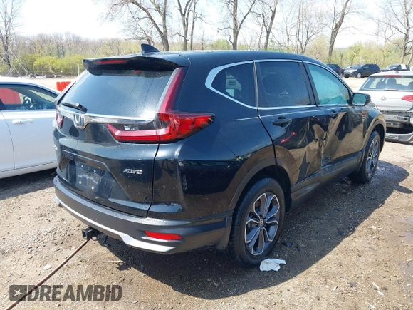 2020 Honda CR-V EX with VIN 7FARW2H53LE016222, listed as a IAAI auction lot 41976915 with 70,493 mi miles and . Bid and sale history available at DreamBid. Image 4.
