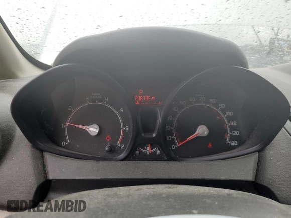 2013 Ford Fiesta S with VIN 3FADP4AJ9DM224498, listed as a Copart auction lot 59596795 with 208,735 mi miles and Salvage title. Bid and sale history available at DreamBid. Image 9.