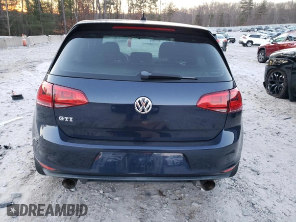 2015 Volkswagen Golf GTI Autobahn with VIN 3VW4T7AUXFM008791, listed as a Copart auction lot 81816343 with 60,690 mi miles. Bid and sale history available at carsss.com. Image 6.