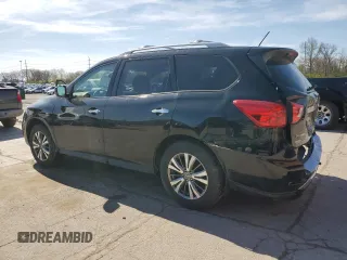 2018 Nissan Pathfinder SV z VIN 5N1DR2MM9JC638534, wystawiony jako Copart lot #53893405 z przebiegiem 120 397 mil mil oraz Szkoda całkowita • Salvage title. Historia ofert i sprzedaży dostępna na DreamBid. Obrazek 2.