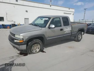 1999 Chevrolet Silverado 2500 LS z VIN 1GCGK29UXXE212282, wystawiony jako Copart lot #54422125 z przebiegiem 196 947 mil mil oraz Szkoda całkowita • Salvage title. Historia ofert i sprzedaży dostępna na DreamBid. Obrazek 1.