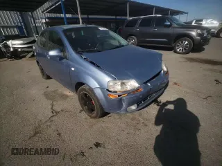 2006 Chevrolet Aveo LT with VIN KL1TG56676B528995, listed as a Copart auction lot 53152405 with 212,956 mi miles and Salvage title. Bid and sale history available at DreamBid. Image 10.