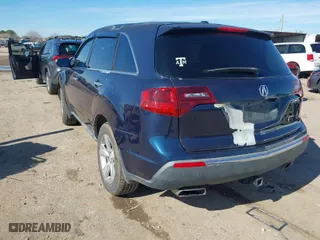 2013 Acura MDX Tech Pkg with VIN 2HNYD2H35DH523754, listed as a IAAI auction lot 41319763 with 183,610 mi miles. Bid and sale history available at carsss.com. Image 3.