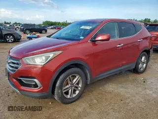 2017 Hyundai Santa Fe 2.4L z VIN 5XYZT3LB9HG455996, wystawiony jako Copart lot #60003175 z przebiegiem 113 656 mil mil oraz Szkoda całkowita • Salvage title. Historia ofert i sprzedaży dostępna na DreamBid. Obrazek 1.