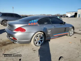 2006 BMW 6 Series 650Ci with VIN WBAEH13476CR49326, listed as a Copart auction lot 86166654 with 120,872 mi miles and Clean Title. Bid and sale history available at carsss.com. Image 3.